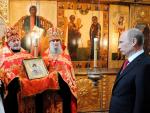 Putin y el patriarca Kirill, m&aacute;ximo representante de la Iglesia Ortodoxa de Rusia.