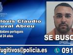 Cl&oacute;vis Cl&aacute;udio Duval Abreu, fugitivo portugu&eacute;s buscado en Espa&ntilde;a