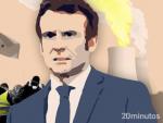 Macron, en una ilustraci&oacute;n