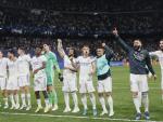 El Real Madrid celebra su pase a la final de la Champions League 2022