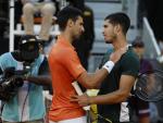 Djokovic y Alcaraz, en el Mutua Madrid Open