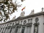 Fachada del edificio del Tribunal Supremo, en Madrid.