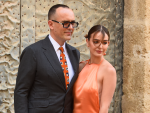 Laura Escanes y Risto Mejide en la boda de Marta Lozano