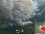 Incendio forestal en Ladrillar (C&aacute;ceres).