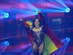 La cantante Chanel Terrero, en el festival de Eurovisi&oacute;n.