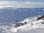 Val Thorens visto desde el pico Cime Caron, Alpes