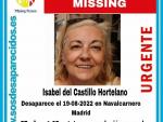 Familiares siguen buscando a una mujer de 57 a&ntilde;os con Alzheimer desaparecida el viernes en Navalcarnero SOS DESAPARECIDOS 23/8/2022