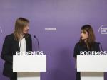 Los coportavoces de Podemos, Pablo Fern&aacute;ndez e Isa Serra.