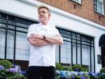 El chef Gordon Ramsay en su restaurante de tres estrellas Michel&iacute;n en Londres.
