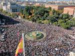 Cientos de miles de manifestantes han llenado la plaza de Cibeles en la protesta por la sanidad p&uacute;blica en Madrid.