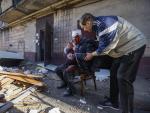 Heridos por un bombardeo ruso en Donestk