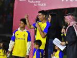 Cristiano Ronaldo y su familia, en la presentador del jugador con el Al Nasrr.