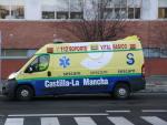 Ambulancia en el Hospital Virgen de la Salud, Toledo (archivo)