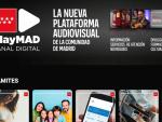 PlayMad, la nueva plataforma de televisi&oacute;n digital de la Comunidad de Madrid.