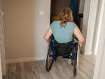 Una mujer con discapacidad f&iacute;sica