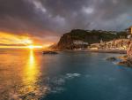 Espectacular puesta de Sol en Madeira.