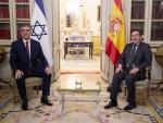 Encuentro en Madrid con el ministro de Exteriores de Israel, Eli Cohen, junto a Jose Manuel Albares