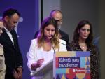 La candidata de Podemos en la Comunidad de Madrid, Alejandra Jacinto, valora los resultados.