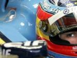Alonso durante la sesi&oacute;n de entrenamiento del GP de B&eacute;lgica (EFE)