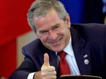 Bush durante la cumbre del G8, en San Petersburgo. (Ivan Sekretaryov / Reuters)