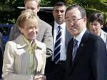 Mar&iacute;a Teresa Fern&aacute;ndez de la Vega, se reuni&oacute; este viernes con el secretario general de la ONU, Ban Ki-Moon. (EFE/&Aacute;NGEL D&Iacute;AZ)