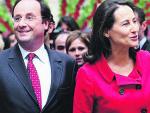 S&eacute;gol&egrave;ne Royal y Fran&ccedil;ois Hollande. (M. F./EFE).