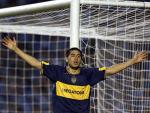 Riquelme, triunfador con Boca Juniors en la Copa Libertadores. Archivo.(Efe)