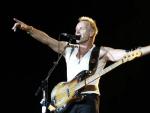 Sting durante el &uacute;ltimo concierto en Barcelona.
