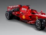 El nuevo Ferrari de F&oacute;rmula 1 de carrera, presentado en Maranello (EFE).