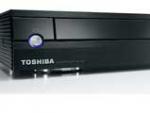 Un reproductor HD-DVD de Toshiba (izquierda) y un reproductor Blu-ray de Sony (derecha).