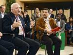 Moratinos, durante un acto p&uacute;blico del PSOE en Huelva. (EFE/JULIAN P&Eacute;REZ)