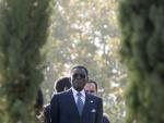 El presidente Obiang de Guinea.
