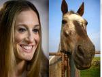 En la web se compara a la actriz con un caballo.