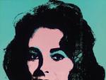Retrato de Liz Taylor, realizado por Andy Warhol. (ARCHIVO)