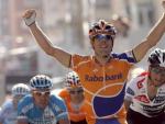 &Oacute;scar Freire, ciclista del equipo Rabobank.