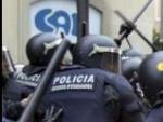Disturbios entre manifestantes y Mossos el d&iacute;a de la Hispanidad