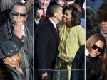 Sean Combs, los Obama, y Beyonc&eacute; y su marido, Jay-Z (REUTERS).