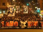 Imagen de la manifestaci&oacute;n por el joven Carlos Palomino, con motivo del primer aniversario de su muerte. (JORGE PAR&Iacute;S)