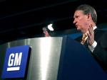 El presidente de General Motors, Rick Wagoner, explica el plan de viabilidad sometido al Tesoro de EE UU (G. MALERBA)