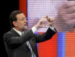 Rajoy, en un momento de su exposici&oacute;n durante el programa Tengo una pregunta para usted.