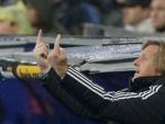 Bernd Schuster, cuando ejerc&iacute;a como entrenador del Real Madrid.