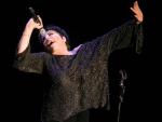 La cantante estadounidense Liza Minnelli en un momento del recital que ofreci&oacute; en la 43&ordf; edici&oacute;n del Festival de Jazz de San Sebasti&aacute;n.