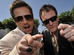 Quentin Tarantino y Brad Pitt en Cannes durante la promoci&oacute;n de 'Malditos bastardos'.