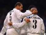 Zinedine Zidane y Roberto Carlos.