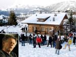Roman Polanski y su casa en Gstaad, rodeada por periodistas.