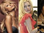 De izquierda a derecha, Paris Hilton, Kate Moss, Naomi Campbell y Mischa Barton.