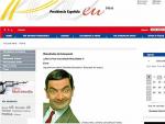 Imagen que mostr&oacute; la web de la presidencia espa&ntilde;ola del Consejo de la UE tras ser 'hackeada' con la imagen de Mr Bean.