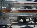 Aviones de Iberia, en una imagen de archivo.