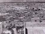 Efectos de la bomba at&oacute;mica sobre Hiroshima.