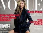 Kate Moss, en la portada de la revista.